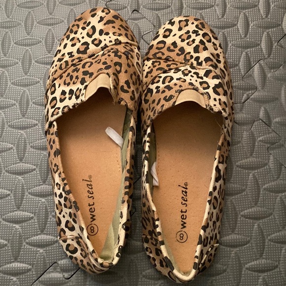 Wet Seal Shoes - Wet Seal. Cheetah women slip ons